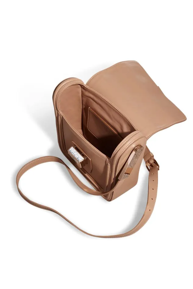Gabriela Hearst Crossbody Bags WomenMen Marvelle Crossbody Bag In Nude Nappa Leather