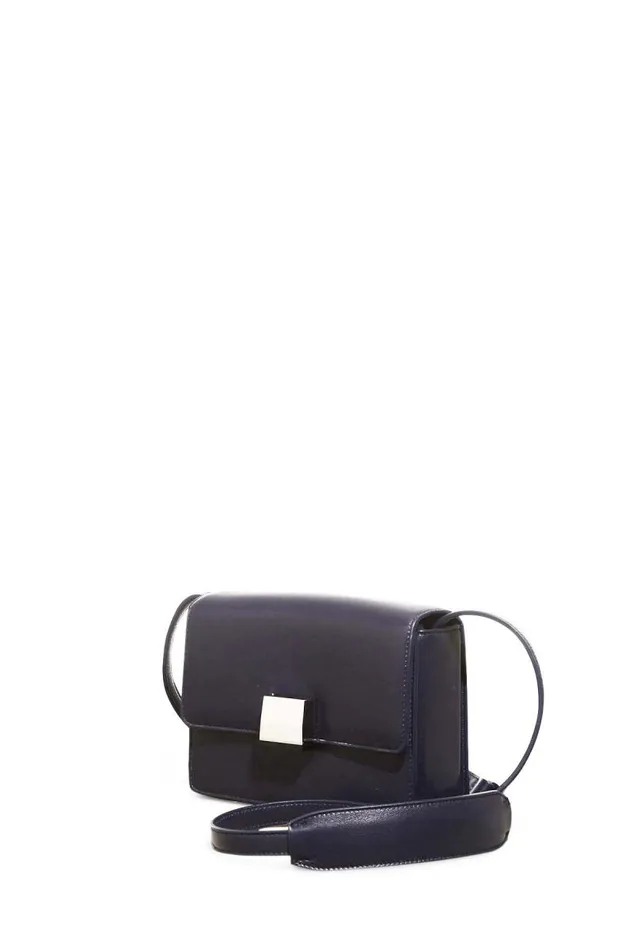 Gabriela Hearst Crossbody Bags WomenMen Mercedes Bag In Navy Nappa Leather