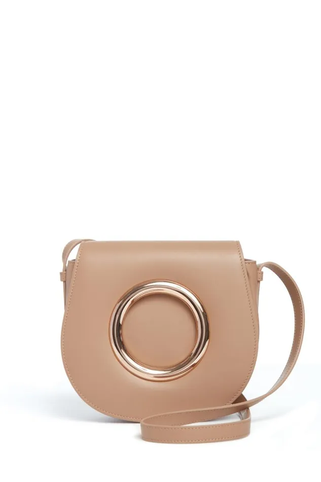 Gabriela Hearst Crossbody Bags WomenMen Ring Crossbody Bag In Nude Leather