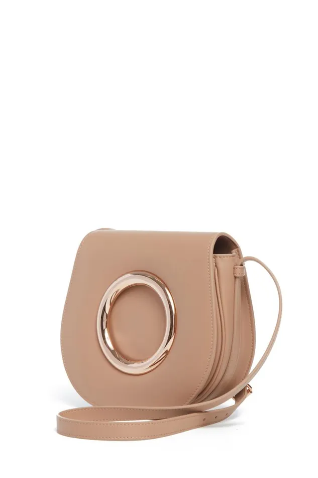 Gabriela Hearst Crossbody Bags WomenMen Ring Crossbody Bag In Nude Leather