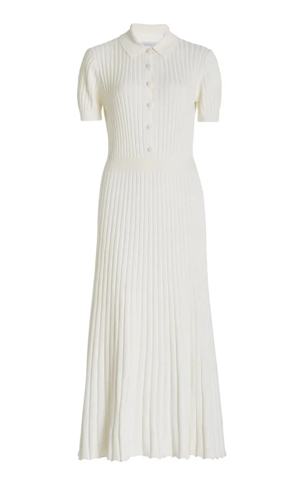 Gabriela Hearst Dresses Women Amor Knit Dress In Ivory Cashmere Silk