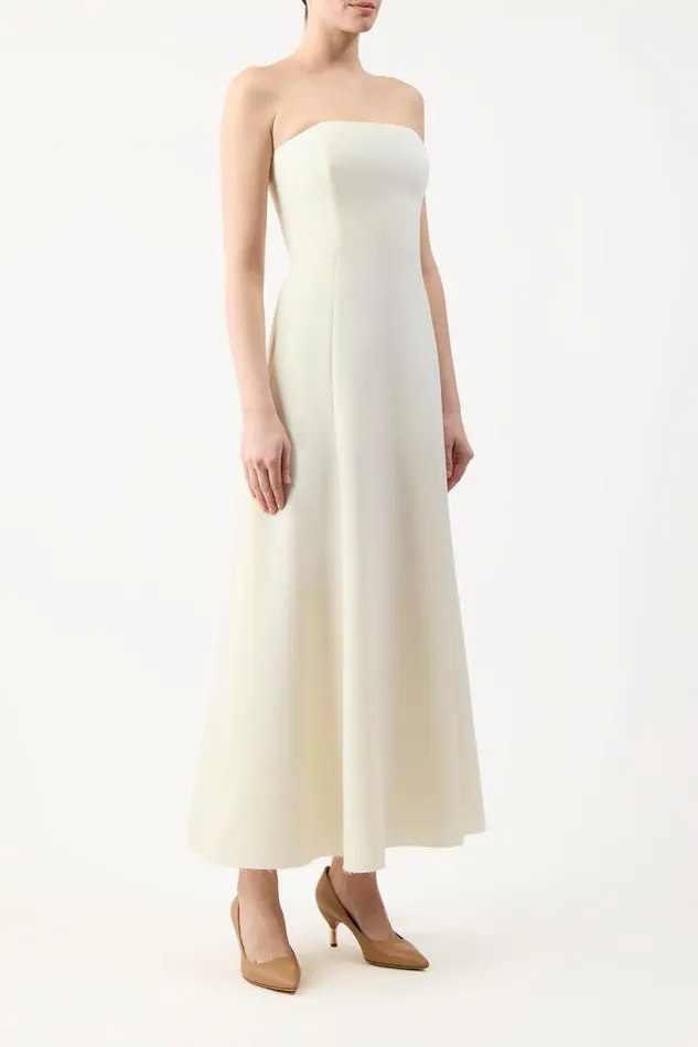 Gabriela Hearst Dresses Women Arion Dress In Ivory Sportswear Wool