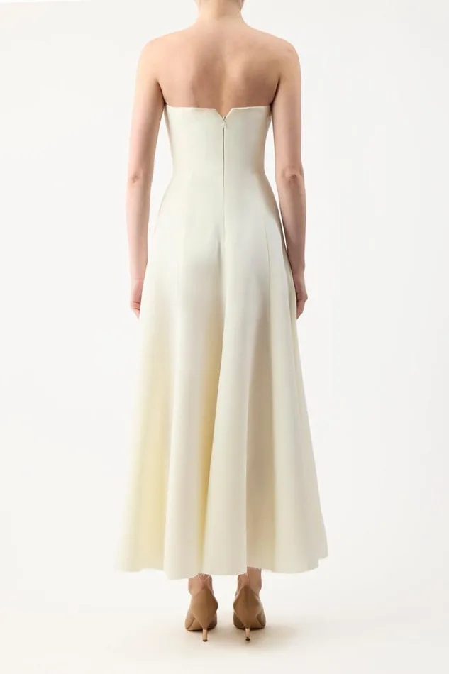 Gabriela Hearst Dresses Women Arion Dress In Ivory Sportswear Wool
