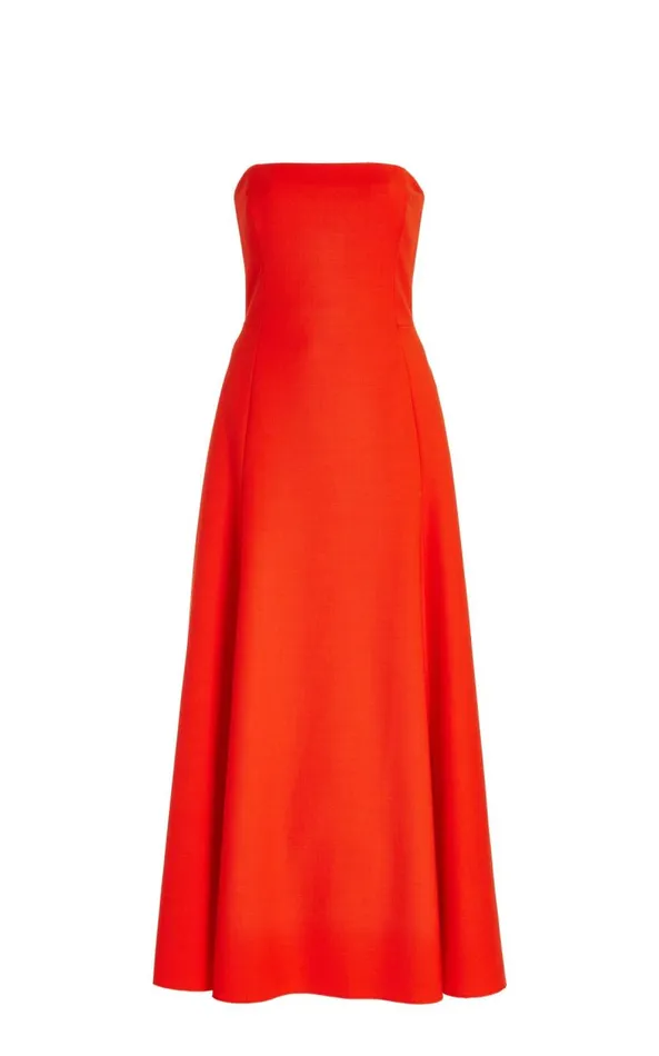 Gabriela Hearst Dresses Women Arion Dress In Tonic Orange Sportswear Wool