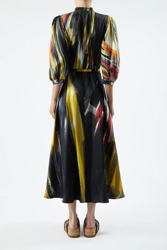 Gabriela Hearst Dresses Women Dexter Dress In Multi Printed Silk