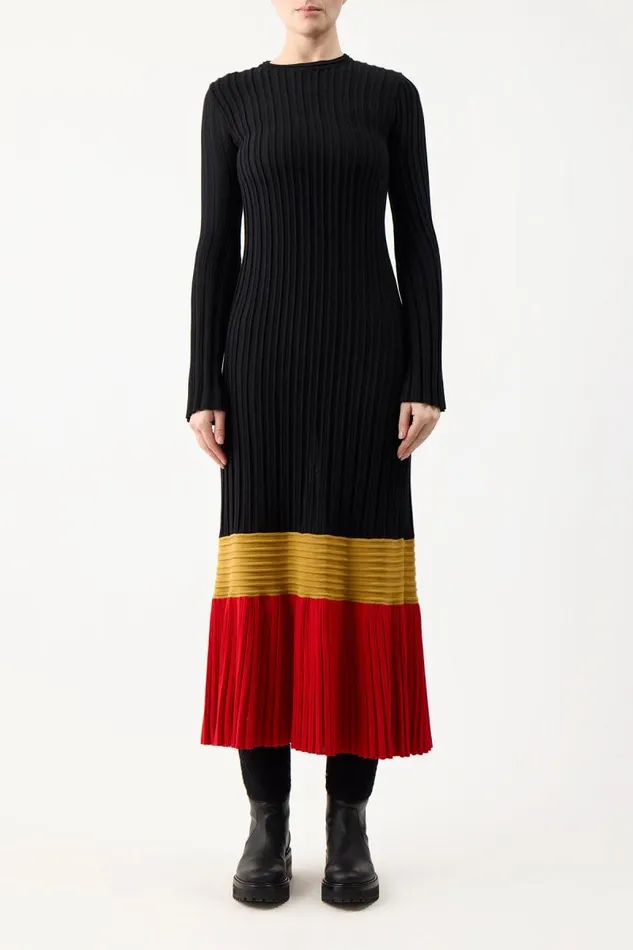 Gabriela Hearst Dresses Women Fiona Knit Dress In Multi Cashmere Silk