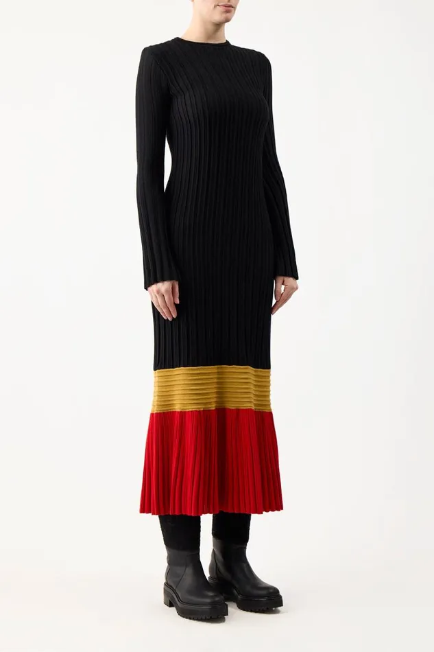 Gabriela Hearst Dresses Women Fiona Knit Dress In Multi Cashmere Silk
