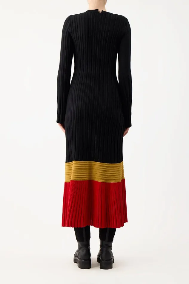 Gabriela Hearst Dresses Women Fiona Knit Dress In Multi Cashmere Silk
