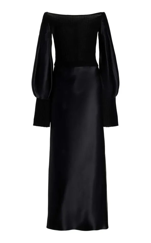 Gabriela Hearst Dresses Women Gilman Dress In Black Silk