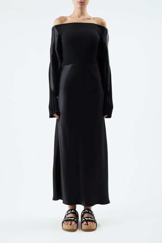Gabriela Hearst Dresses Women Gilman Dress In Black Silk