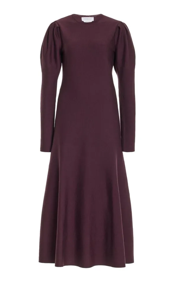 Gabriela Hearst Dresses Women Hannah Knit Dress In Deep Bordeaux Merino Wool Cashmere Gabriela Hearst Dresses Women Hannah Knit Dress In Deep Bordeaux Merino Wool Cashmere