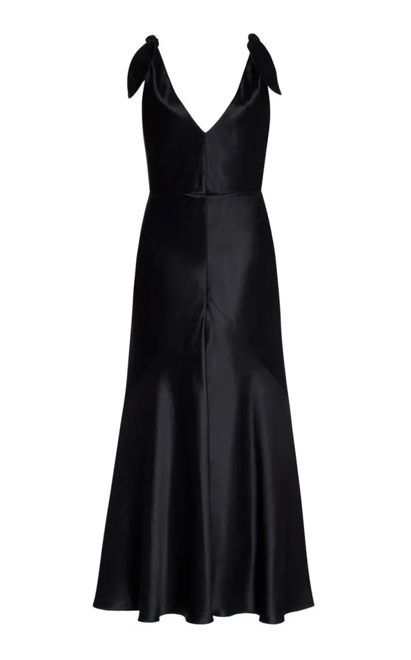 Gabriela Hearst Dresses Women Havilland Dress In Black Silk