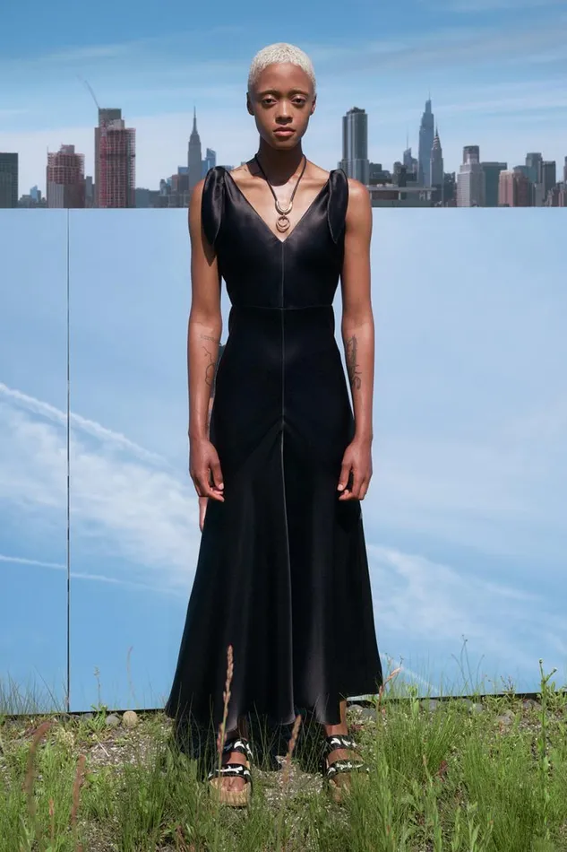 Gabriela Hearst Dresses Women Havilland Dress In Black Silk