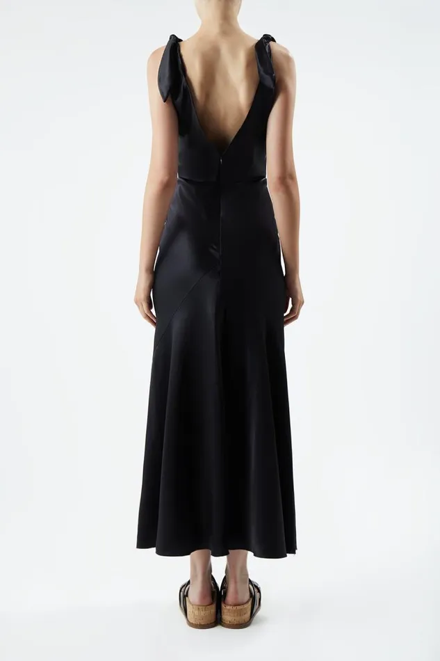 Gabriela Hearst Dresses Women Havilland Dress In Black Silk