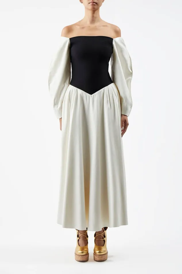 Gabriela Hearst Dresses Women Lani Dress In Ivory Washed Silk