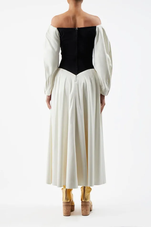 Gabriela Hearst Dresses Women Lani Dress In Ivory Washed Silk