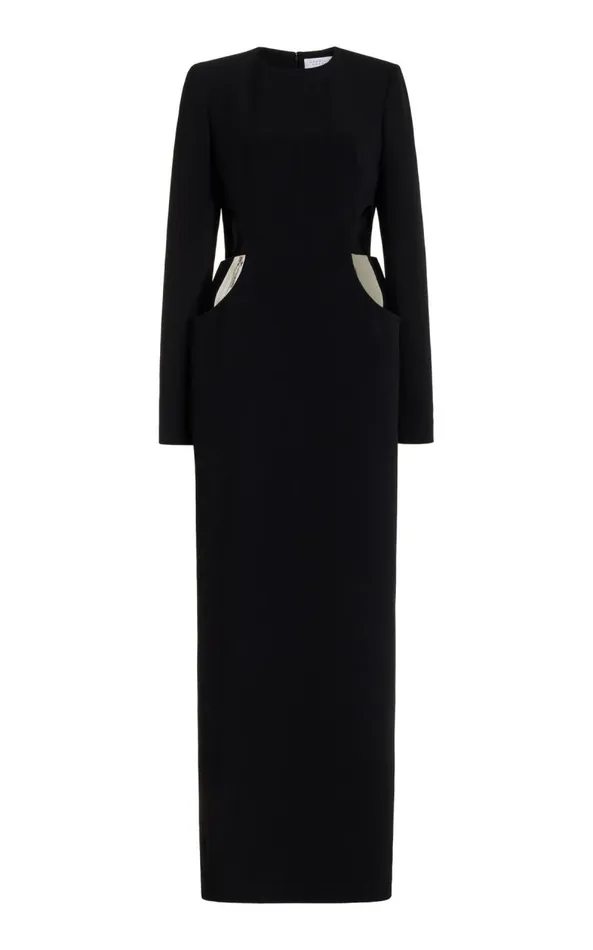 Gabriela Hearst Dresses Women Lotta Dress In Black Silk Wool Cady