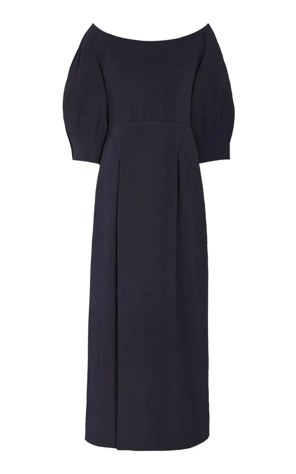 Gabriela Hearst Dresses Women Majano Dress In Dark Navy Hemp Cotton