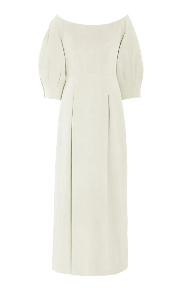Gabriela Hearst Dresses Women Majano Dress In Ivory Hemp Cotton