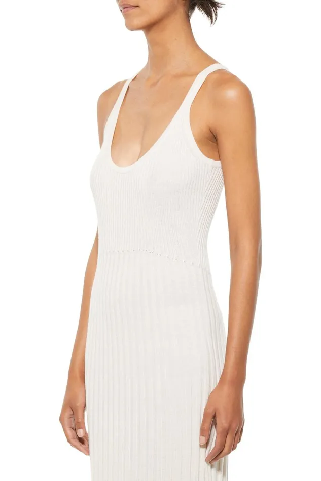 Gabriela Hearst Dresses Women Maresca Dress In Ivory Cashmere Silk