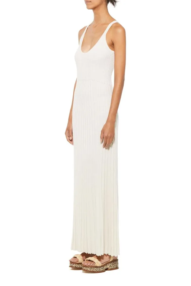 Gabriela Hearst Dresses Women Maresca Dress In Ivory Cashmere Silk