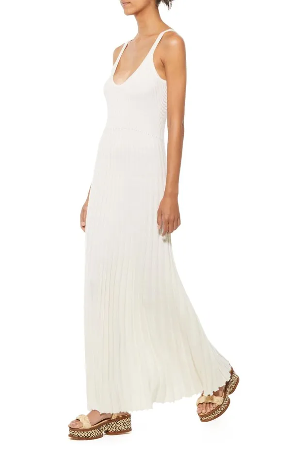Gabriela Hearst Dresses Women Maresca Dress In Ivory Cashmere Silk