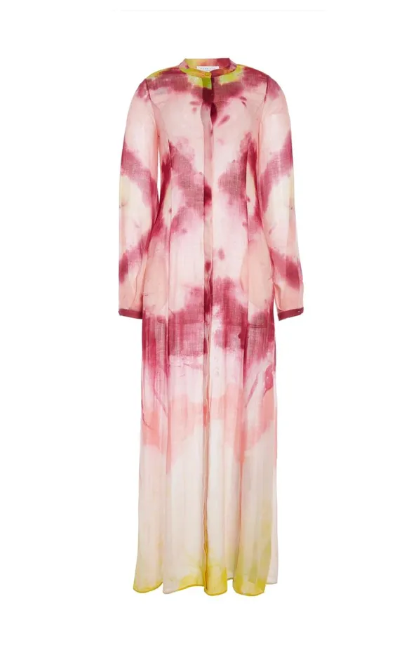 Gabriela Hearst Dresses Women Massey Dress In Multi Tie Dye Cashmere