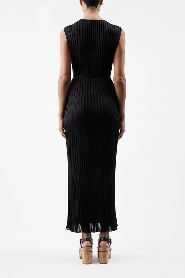 Gabriela Hearst Dresses Women Meier Knit Dress In Black Silk