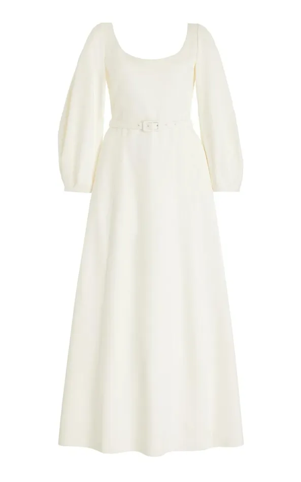 Gabriela Hearst Dresses Women Mena Dress In Ivory Washed Silk
