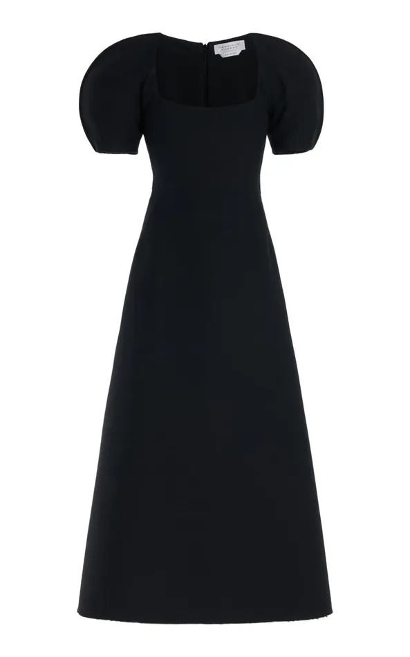 Gabriela Hearst Dresses Women Niahm Dress In Black Wool Silk Cady