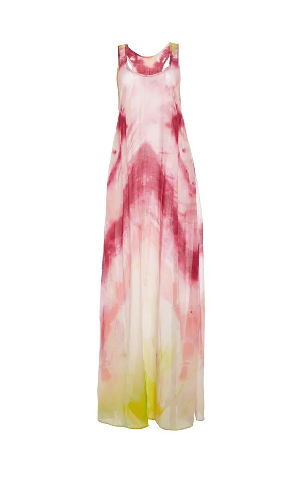 Gabriela Hearst Dresses Women Niki Dress In Multi Tie Dye Cashmere