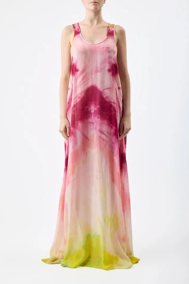 Gabriela Hearst Dresses Women Niki Dress In Multi Tie Dye Cashmere