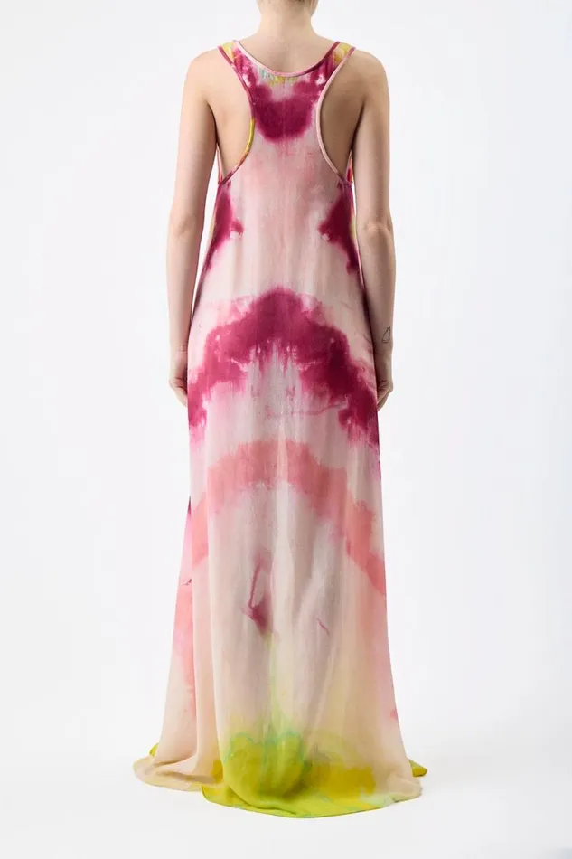 Gabriela Hearst Dresses Women Niki Dress In Multi Tie Dye Cashmere