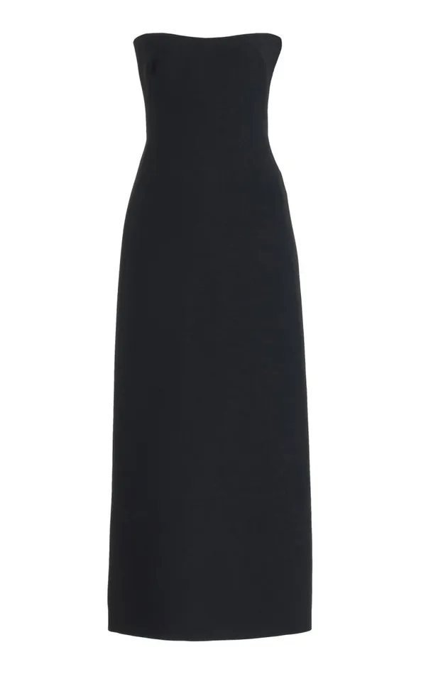 Gabriela Hearst Dresses Women Opus Dress In Black Wool Silk Cady