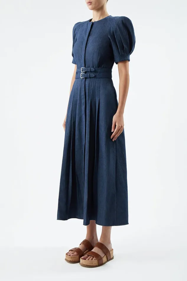 Gabriela Hearst Dresses Women Patricia Dress In Organic Raw Denim