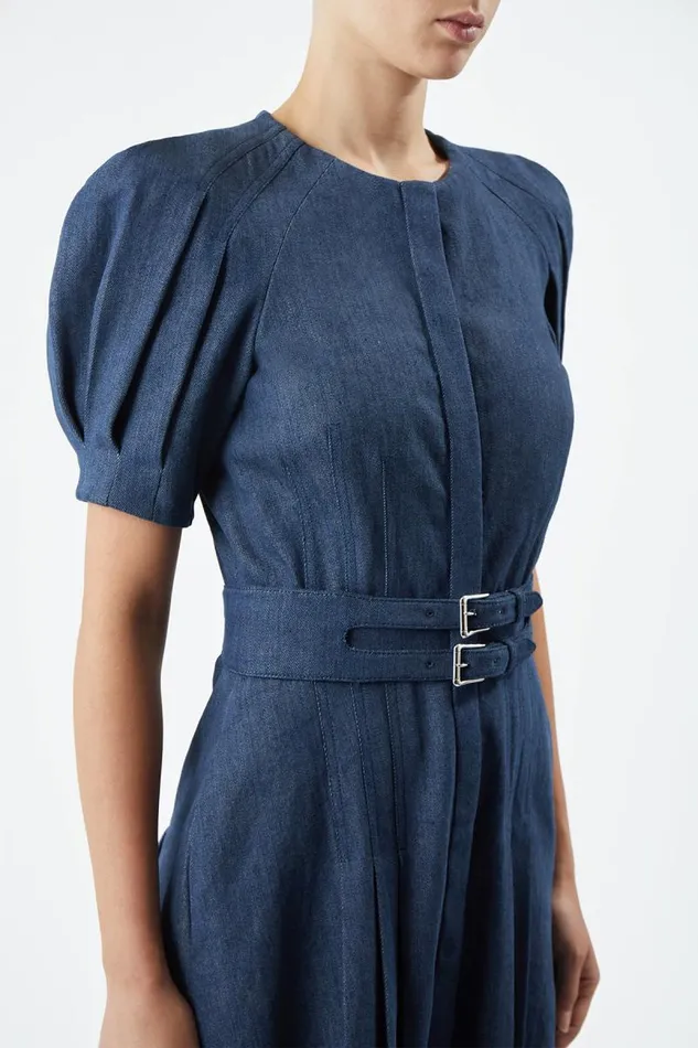 Gabriela Hearst Dresses Women Patricia Dress In Organic Raw Denim