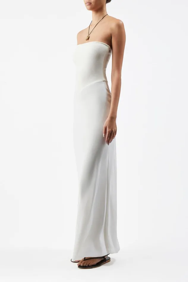 Gabriela Hearst Dresses Women Penna Dress In Ivory Lightweight Wool