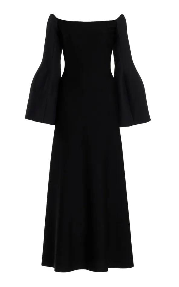 Gabriela Hearst Dresses Women Sinead Dress In Black Wool Silk Cady