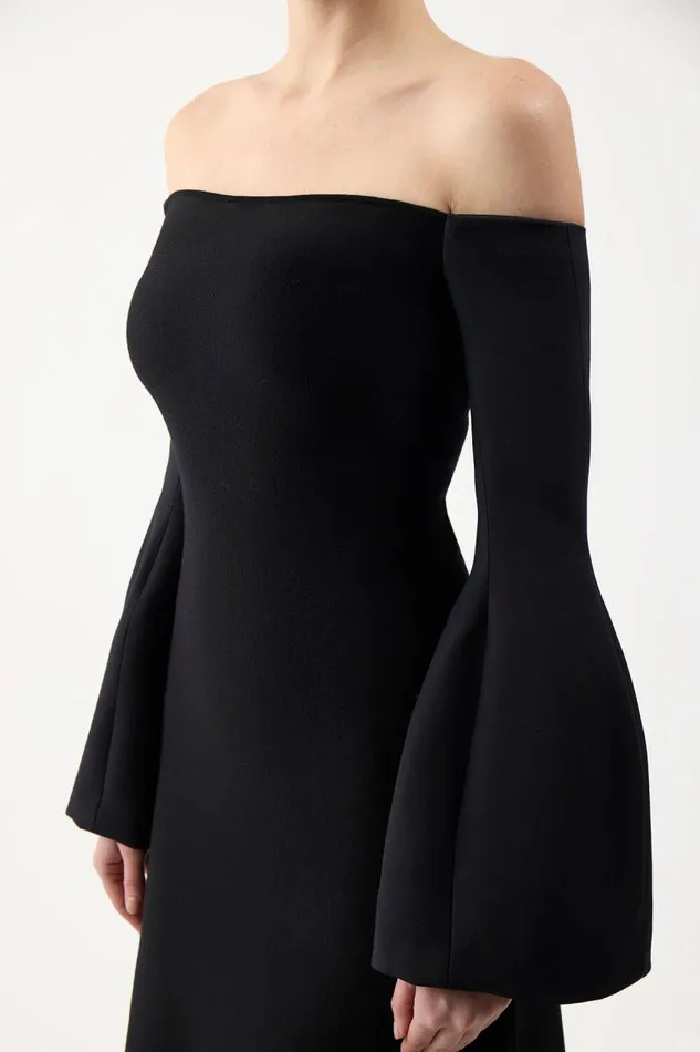 Gabriela Hearst Dresses Women Sinead Dress In Black Wool Silk Cady