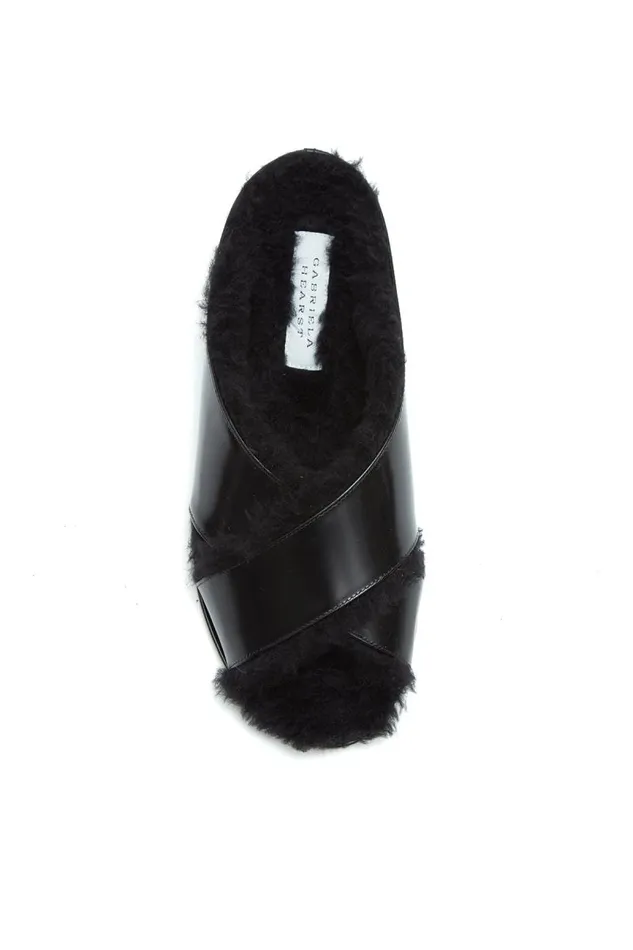 Gabriela Hearst Flats Women Ellington Slide With Wool Fur