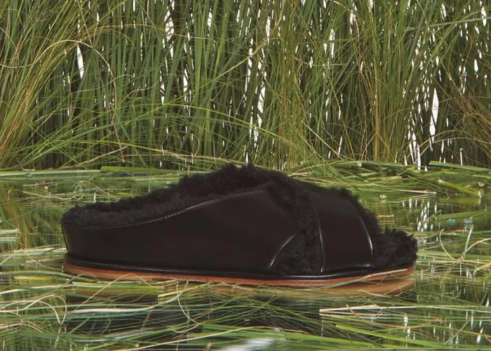 Gabriela Hearst Flats Women Ellington Slide With Wool Fur