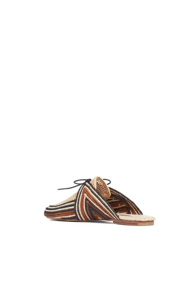 Gabriela Hearst Flats Women Harriet Raffia Mule
