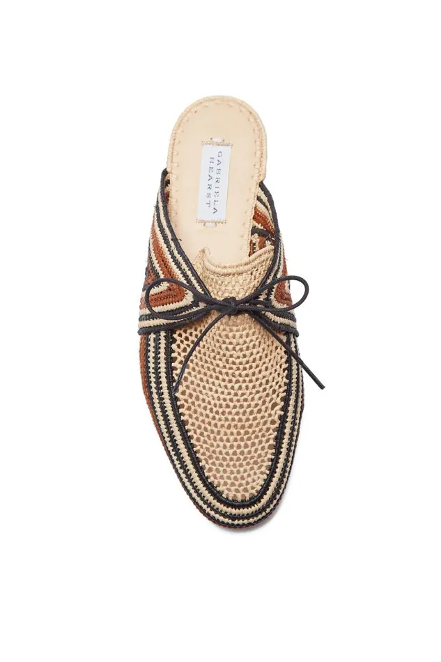Gabriela Hearst Flats Women Harriet Raffia Mule