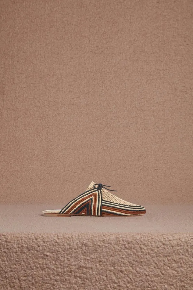 Gabriela Hearst Flats Women Harriet Raffia Mule