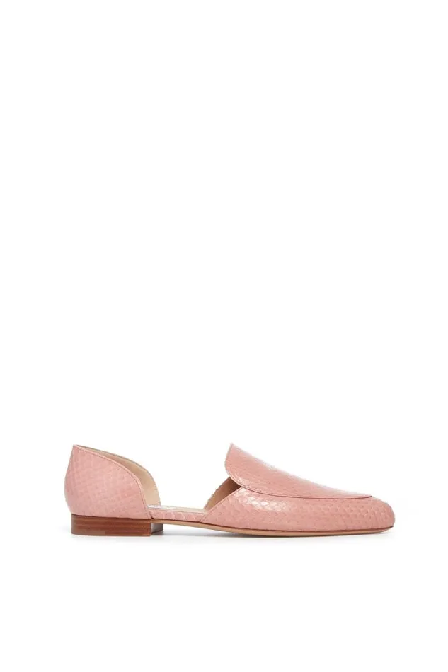 Gabriela Hearst Flats Women Jax Flat Shoe In Light Pink Snakeskin
