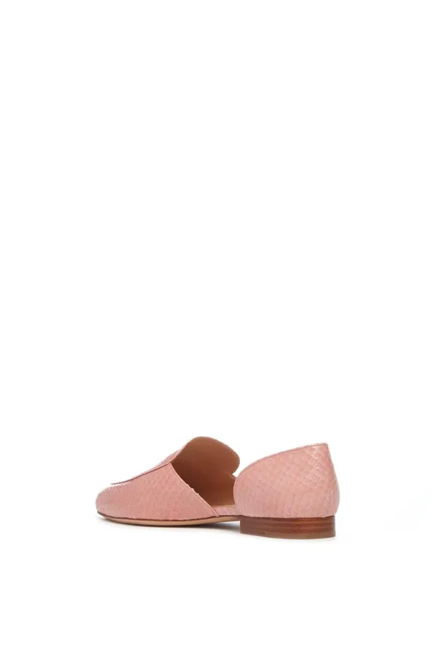 Gabriela Hearst Flats Women Jax Flat Shoe In Light Pink Snakeskin