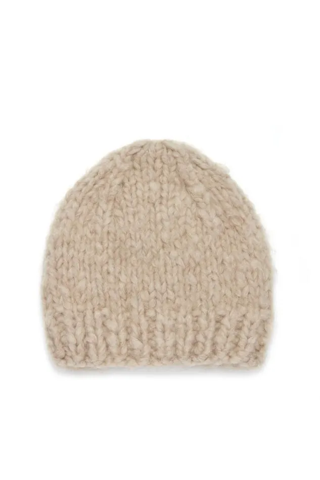 Gabriela Hearst Hats Women Pacino Knit Hat In Oatmeal Welfat Cashmere