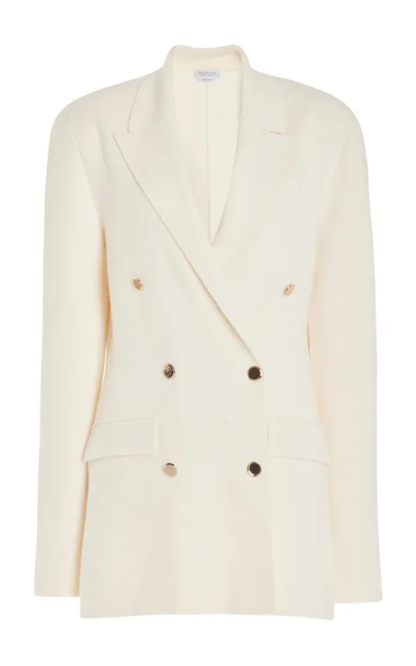 Gabriela Hearst Jackets and Coats Women Bowen Knit Jacket In Ivory Wool