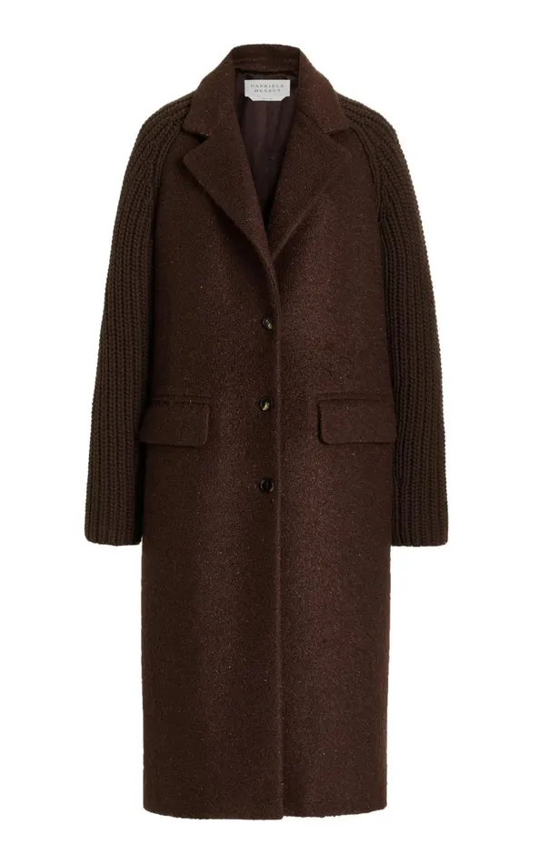 Gabriela Hearst Jackets and Coats Women Charles Coat In Chocolate Cashmere Boucle Gabriela Hearst Jackets and Coats Women Charles Coat In Chocolate Cashmere Boucle