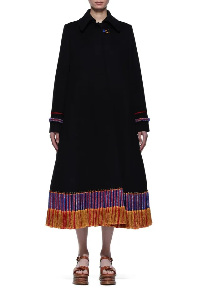 Gabriela Hearst Jackets and Coats Women Matrona Coat In Black Lightweight Cashmere